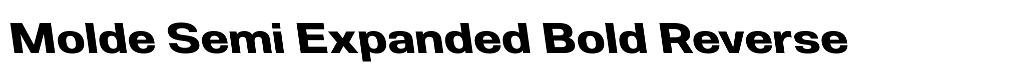 Molde Semi Expanded Bold Reverse image